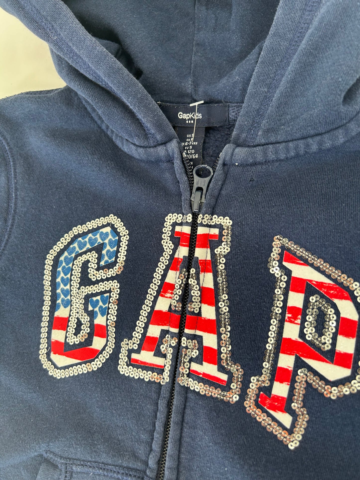 Pre-Loved Girls GAP hoody age 6/7