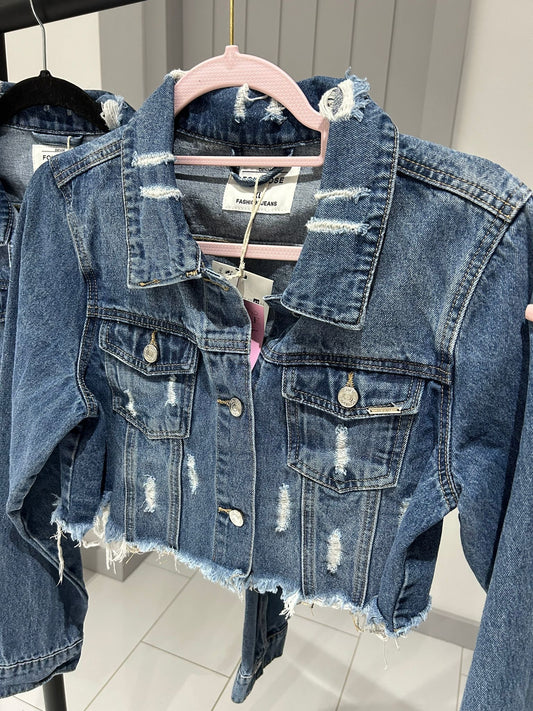 ❌ Crop Denim jacket size 8/12